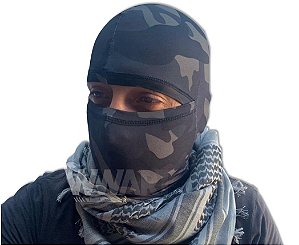 Balaclava Tática Militar SMILE Proteção UV+ Preta