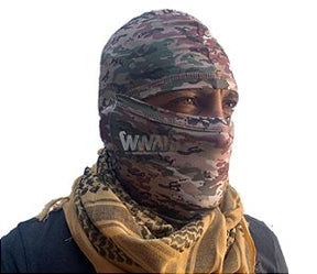 Balaclava Tática Militar SMILE Proteção UV+ Multicam BLACK